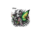 20oz tinkerbell grayscale