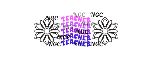 16 oz wrap pink to purple teacher