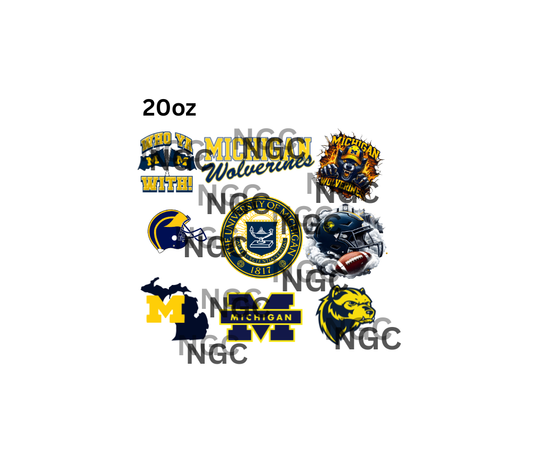20oz michigan wolverines