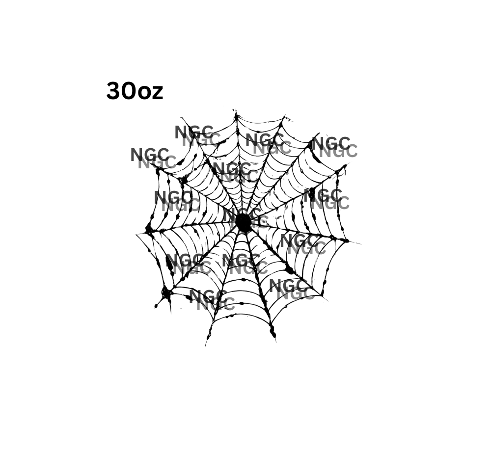 30oz single spiderweb