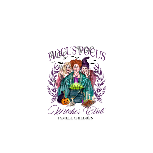 decal hocus pocus witches club