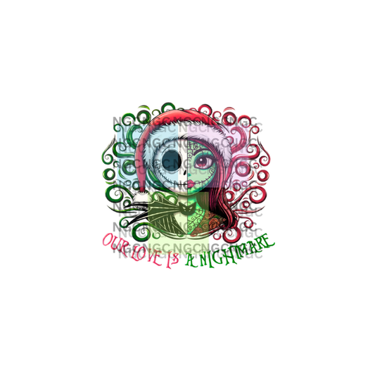 decal jack sally christmas