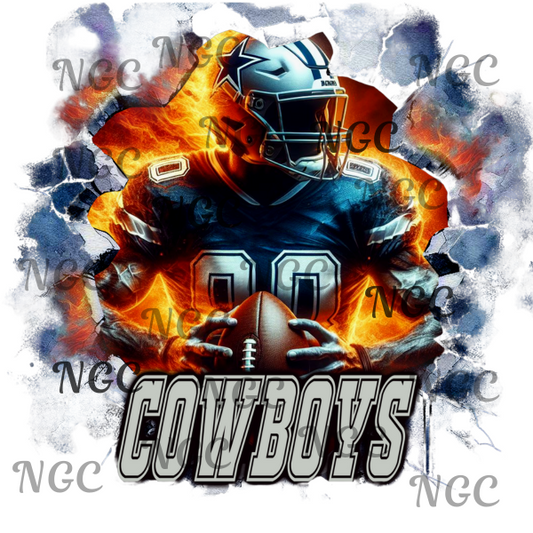 single decal cowboys
