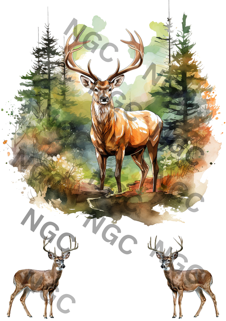 A5 Notebook Deer