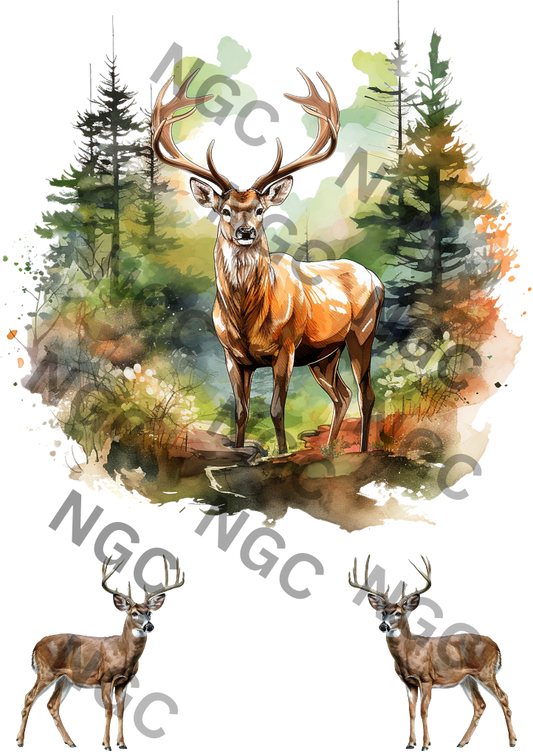 A5 Notebook Deer