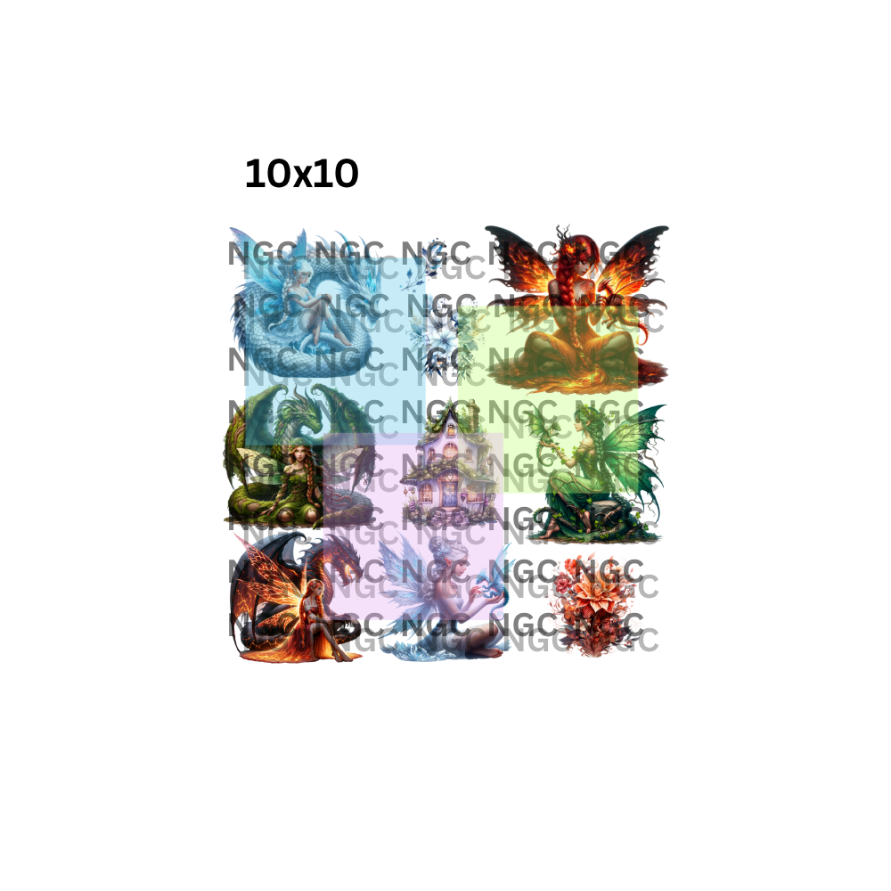 10x10 elements fairies