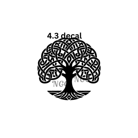 decal celtic tree of life