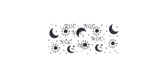 16oz moons and suns black & white