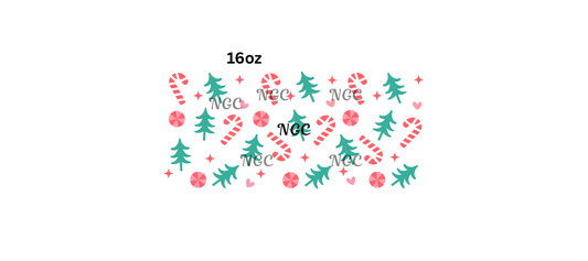 16oz candycanes and christmas trees