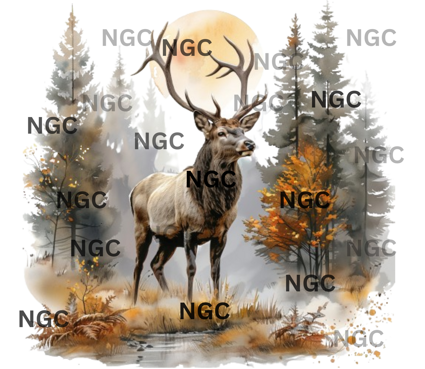 single decal deer5