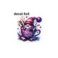 decal purple snowy nights gnome christmas