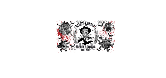 16oz wrap freddy krueger halloween horror