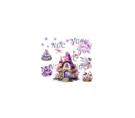 20oz fairy house with elements