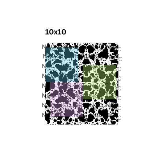 10x10 black cow spots2