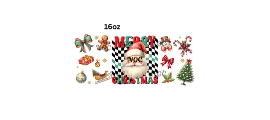 16oz santa merry christmas
