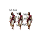 decal Jesus walking red