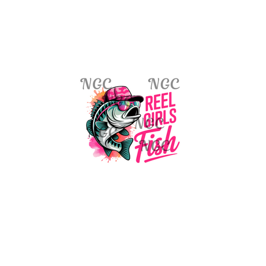 decal Reel Girls fishing