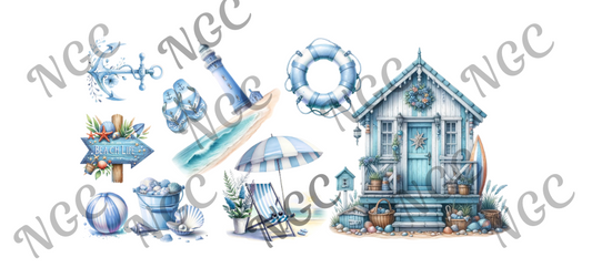 16oz wrap blue nautical