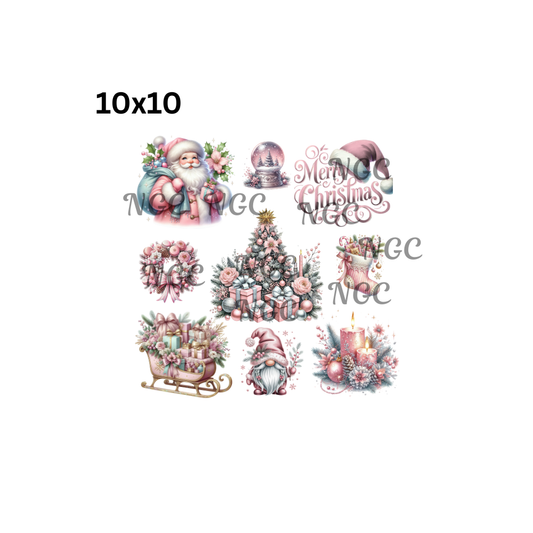 10x10 pink christmas 2