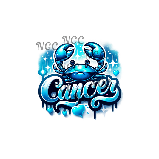single decal Cancer