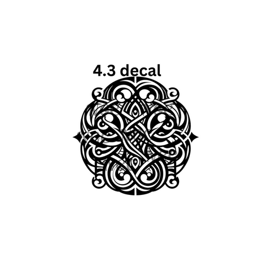 decal celtic scroll