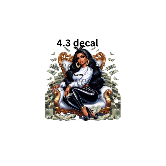decal latina zodiac taurus