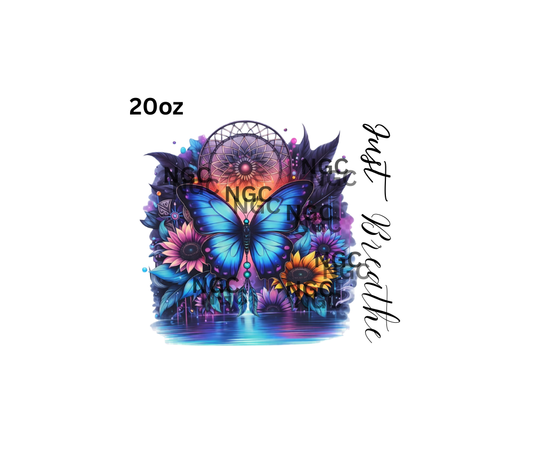 20oz butterfly just breathe