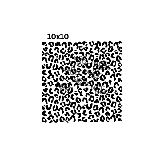 10x10 cheetah print