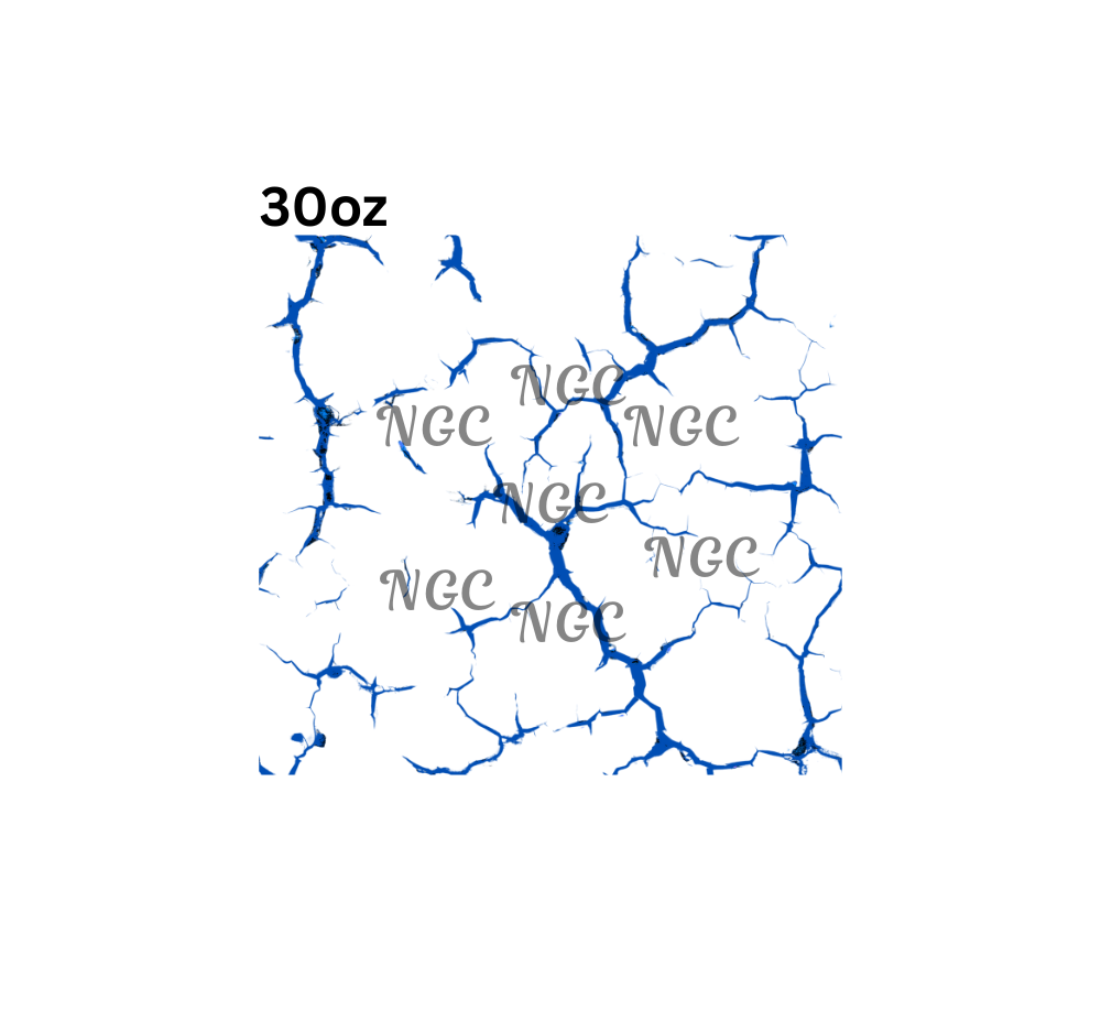 30oz dark blue cracked glass