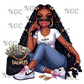 single decal boujie girl taurus