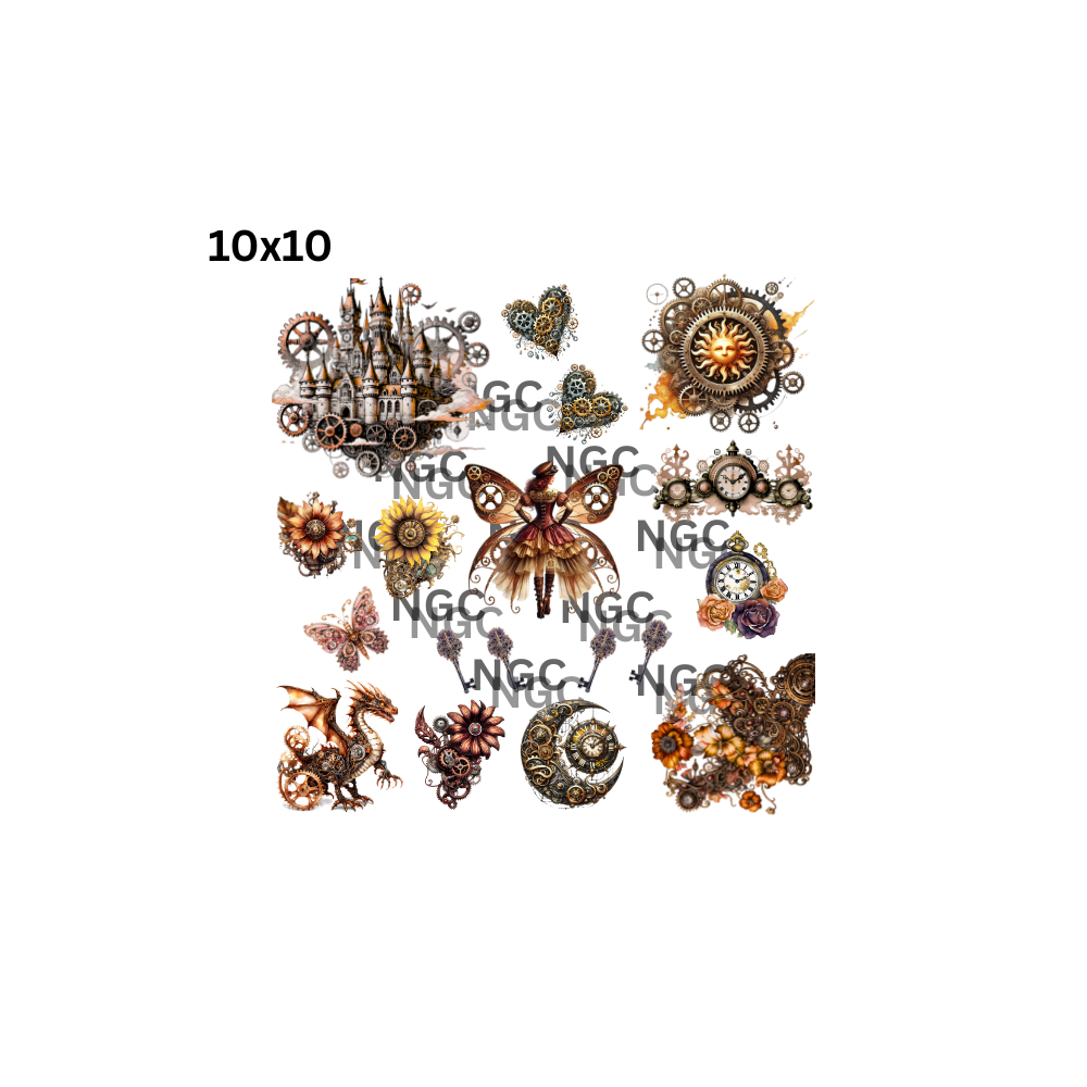 10x10 steampunk castle