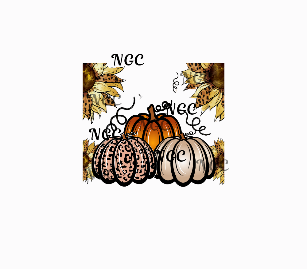20oz wrap fall print pumpkins