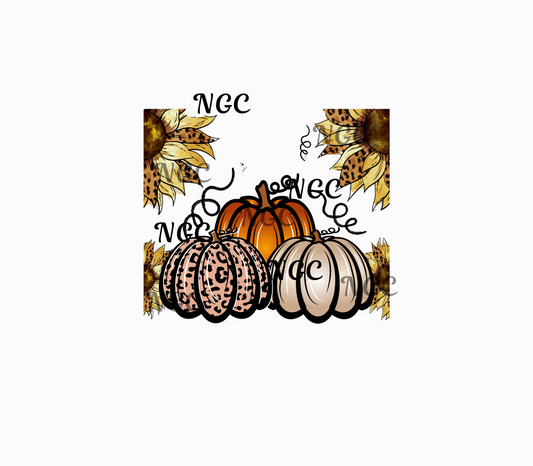 20oz wrap fall print pumpkins