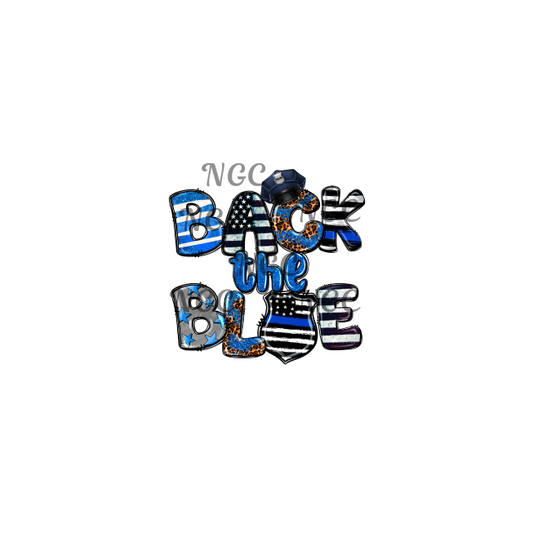 decal back the blue