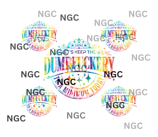 20oz wrap dumbfuckery rainbow