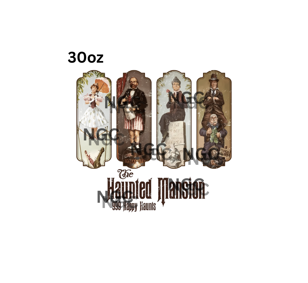 30oz haunted mansion brushstrokes