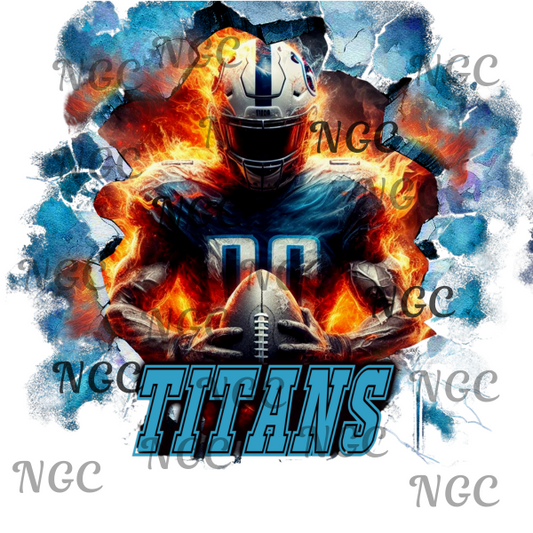single decal titans