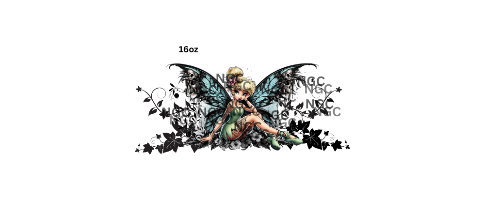 16oz tattoo fairy