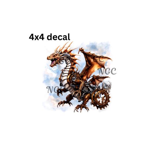 decal steampunk dragon3