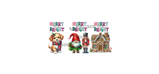 16oz merry and bright christmas