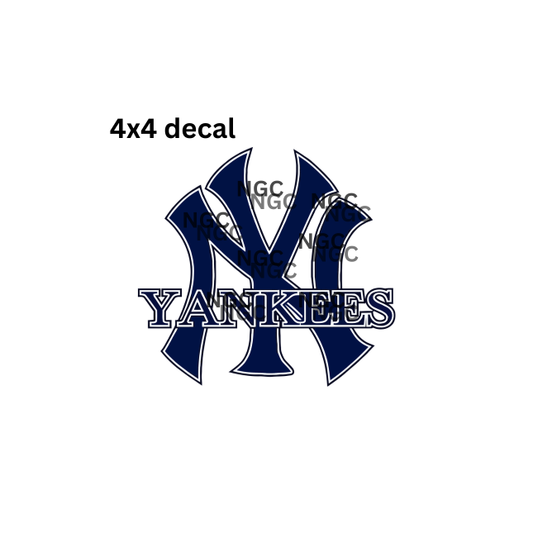 decal yankees blue