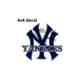 decal yankees blue