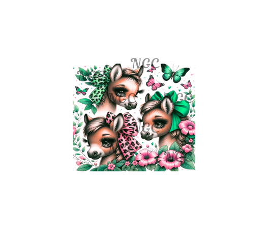 20oz wrap baby horses