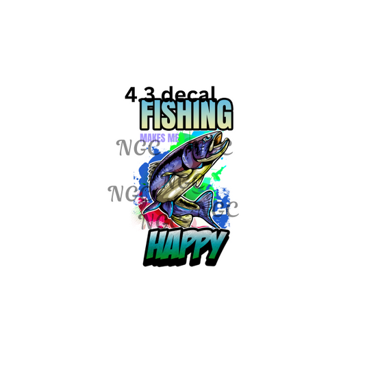 decal fishing makes me happy
