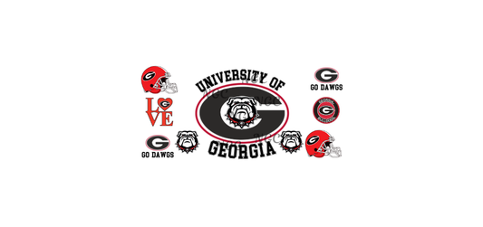 16oz georgia bulldogs football