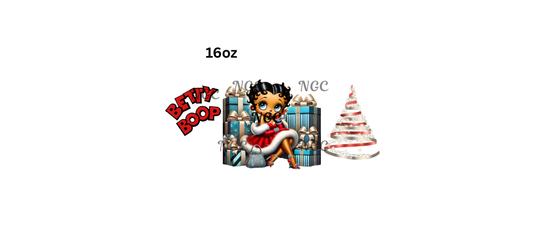 16oz betty boop christmas