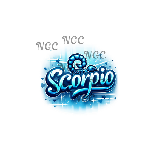 single decal Scorpio