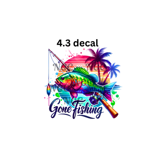 decal gone fishing4
