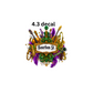 decal mardi gras bourbon st