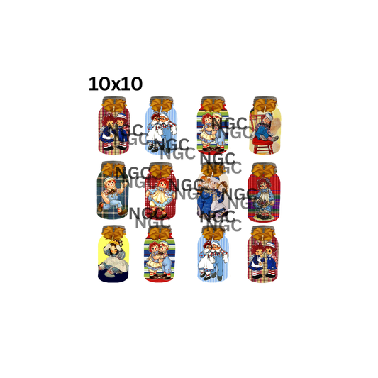10x10 raggedy ann and andy